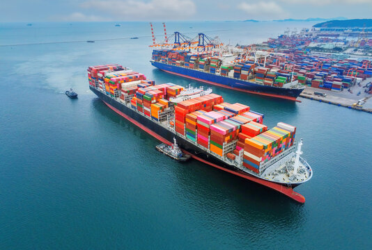 Image of Ship Containing containers